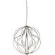 Aura LED 24 inch Polished Chrome Single Pendant Ceiling Light