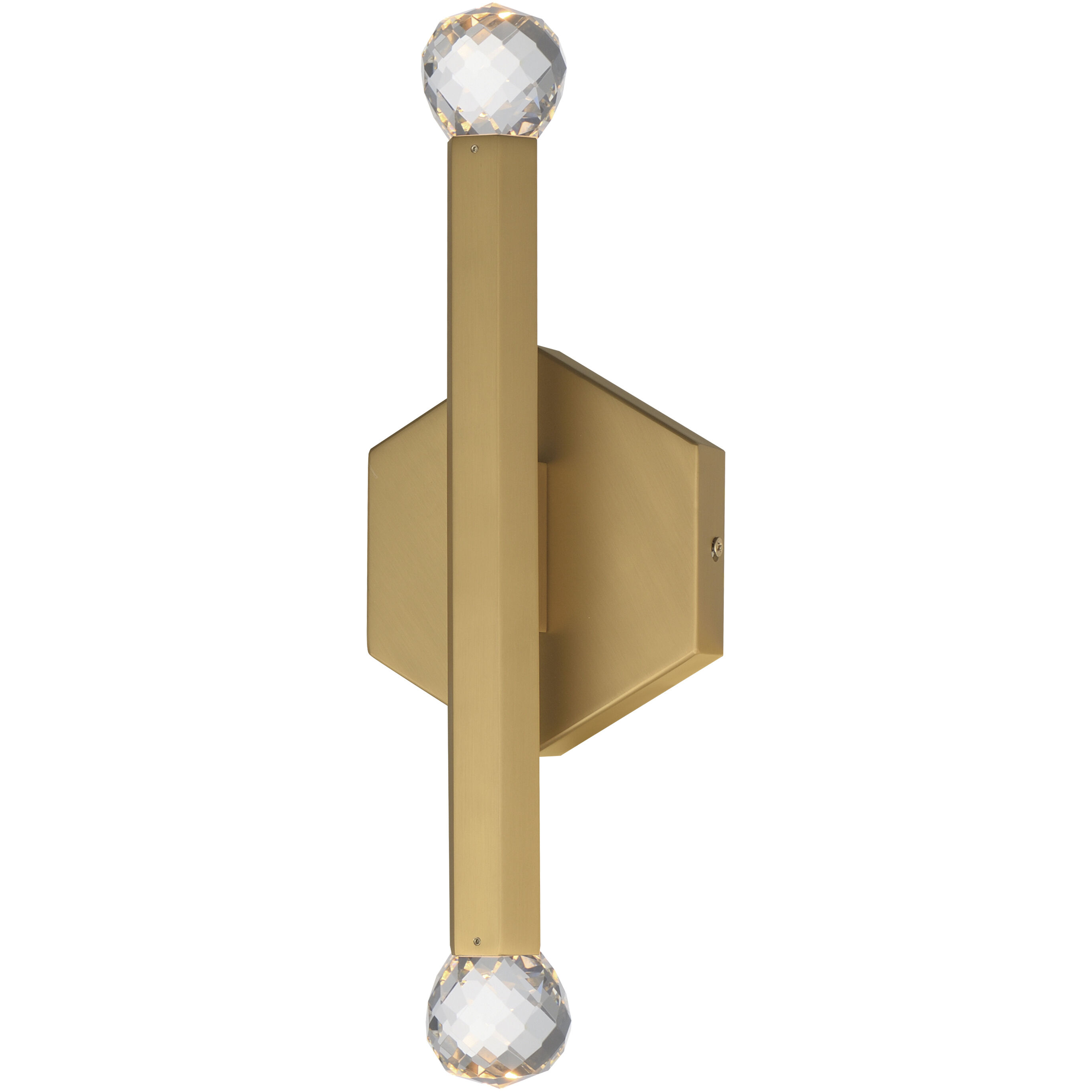 Allumettes LED 5 inch Gold ADA Wall Sconce Wall Light