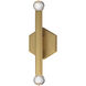 Allumettes LED 5 inch Gold ADA Wall Sconce Wall Light