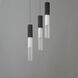 Reeds LED 11.75 inch Black Multi-Light Pendant Ceiling Light