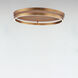 Groove WiZ LED 24.5 inch Gold Flush Mount Ceiling Light