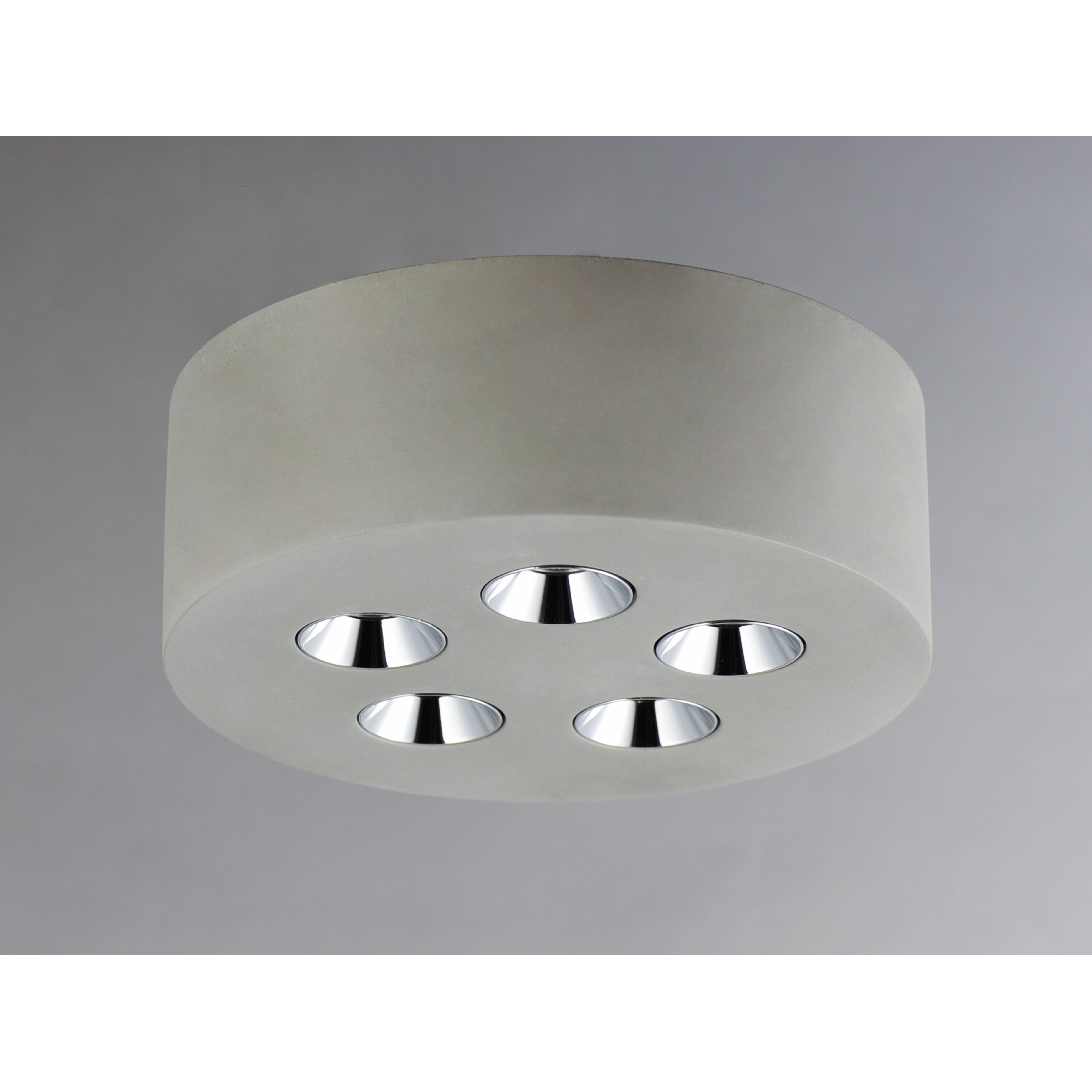 Peg LED 7.25 inch Gray Flush Mount Ceiling Light