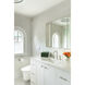 iCorona FoH LED 23.5 inch Matte White Flush Mount Chandelier Ceiling Light