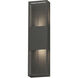 Grate LED 24 inch Architectural Bronze Outdoor Wall Mount