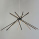Alumilux Aster LED 44.5 inch Black Multi-Light Pendant Ceiling Light