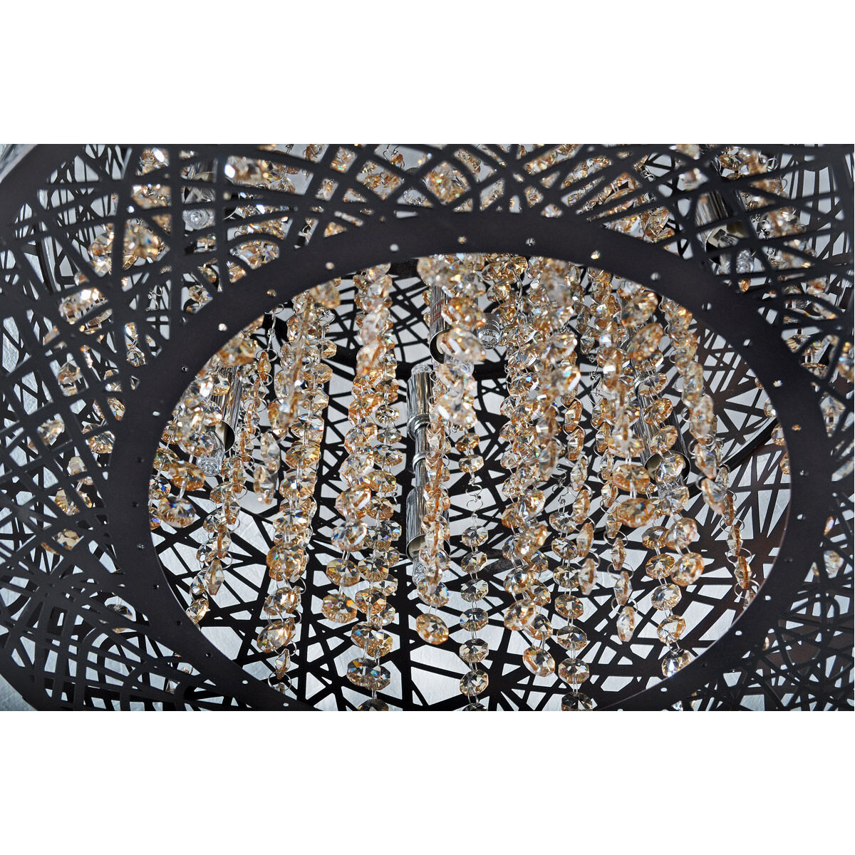 Inca 9 Light 23.5 inch Bronze Flush Mount Ceiling Light