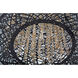 Inca 9 Light 23.5 inch Bronze Flush Mount Ceiling Light