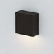 Cubed LED 5.5 inch Black Outdoor Wall Mount