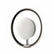Ringer LED 10 inch Black and Polished Chrome Wall Sconce Wall Light