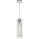 Frost 1 Light 5.5 inch Polished Chrome Single Pendant Ceiling Light