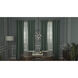 Rubic LED LED 20.5 inch Black and Polished Chrome Single Pendant Ceiling Light