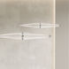 Quasar LED 35.5 inch Polished Chrome Linear Pendant Ceiling Light