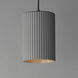 Souffle LED 5.75 inch Gray Single Pendant Ceiling Light