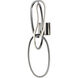 Unity LED 8 inch Black Chrome Wall Sconce Wall Light