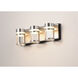 Accord LED 18 inch Black and Brushed Aluminum Bath Vanity Wall Light