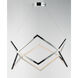Victory LED 31.5 inch Polished Chrome Single Pendant Ceiling Light