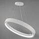 iCorona WiZ LED 36.5 inch Matte White Suspension Pendant Ceiling Light