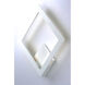Alumilux Rhombus LED 19.25 inch White Outdoor Wall Sconce