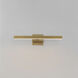 Pasha LED 12 inch Gold Wall Sconce Wall Light