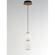 Soji LED 4.75 inch Black and Gold Single Pendant Ceiling Light