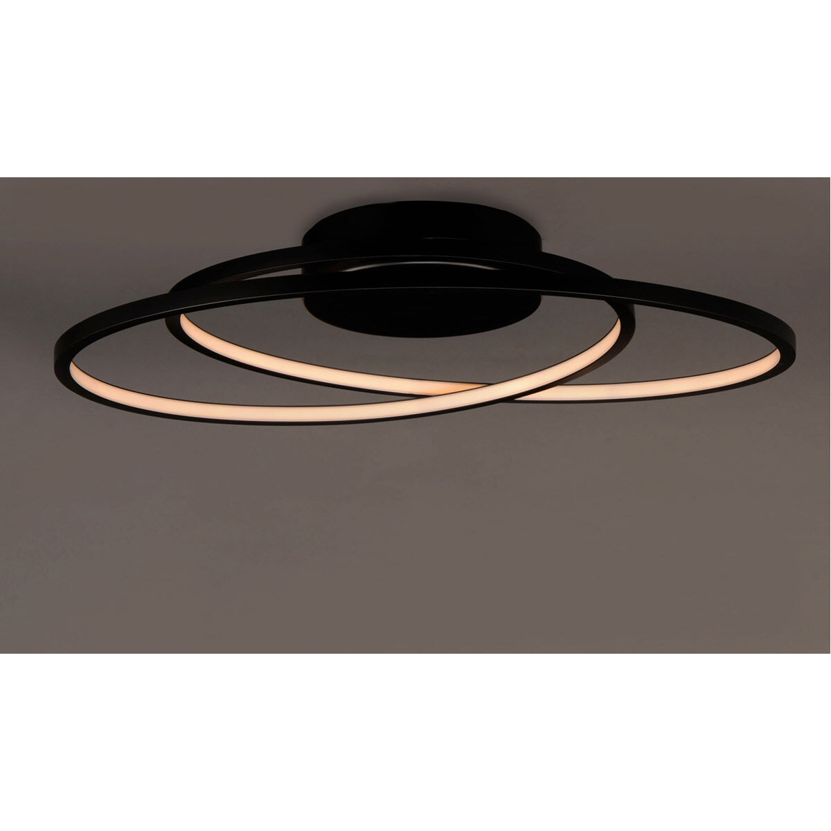 Cycle LED 24.5 inch Black Flush Mount Ceiling Light