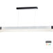 iBar LED 1 inch Brushed Aluminum Pendant Ceiling Light