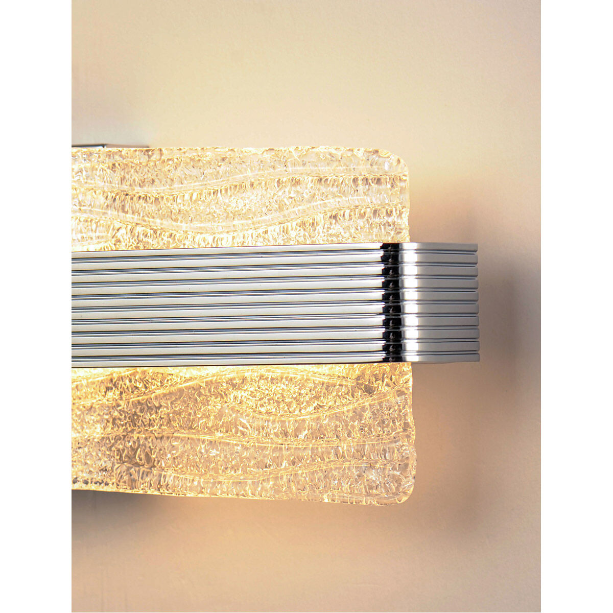 Ripple LED 4.75 inch Polished Chrome Bath Vanity Light Wall Light