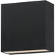 Cubed LED 5.5 inch Black Outdoor Wall Mount