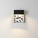 Coulee LED 7.75 inch Black Outdoor Wall Mount