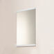 Luminance 32.75 X 24 inch Polished Chrome LED Wall Mirror