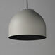 Foster LED 9.75 inch Gray with Black Mini Pendant Ceiling Light
