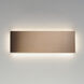Embosse LED 24 inch Polished Bronze Bath Vanity Wall Light