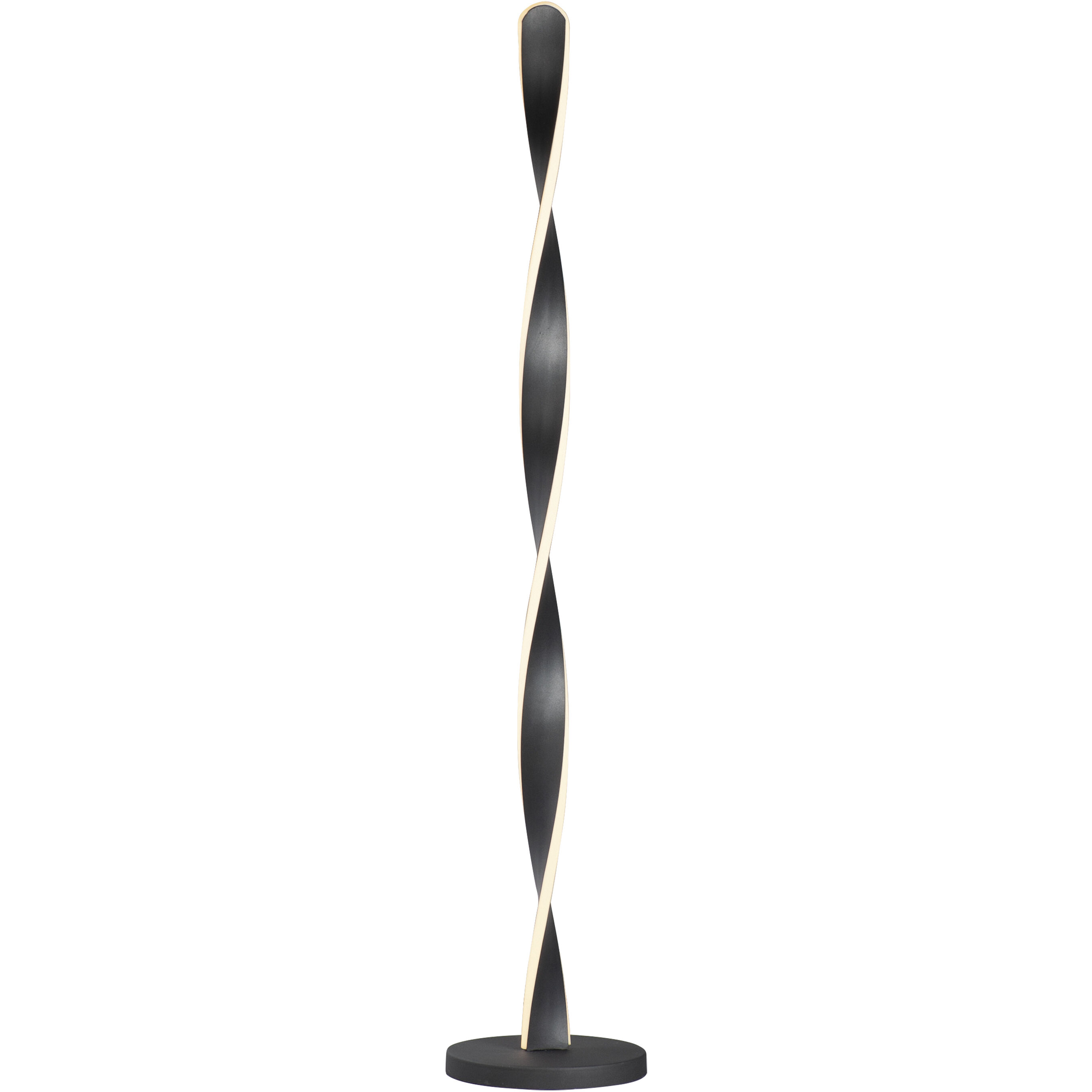 Pirouette 48 inch 40 watt Black Floor Lamp Portable Light