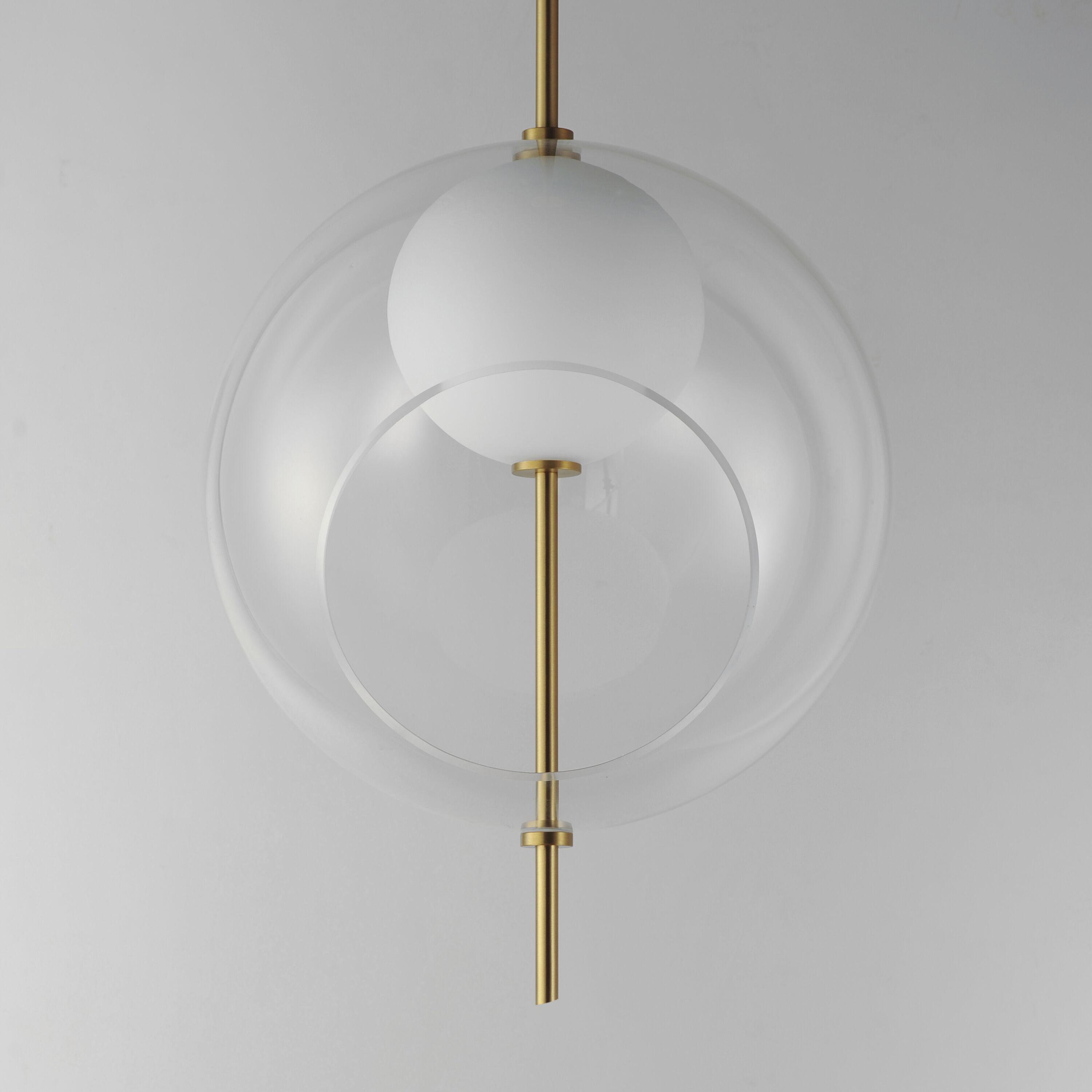 Martini LED 15.75 inch Natural Aged Brass Single Pendant Ceiling Light
