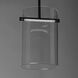 Polo LED 7.75 inch Black Mini Pendant Ceiling Light