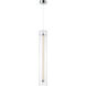 Centrum LED 5 inch Polished Chrome Single Pendant Ceiling Light