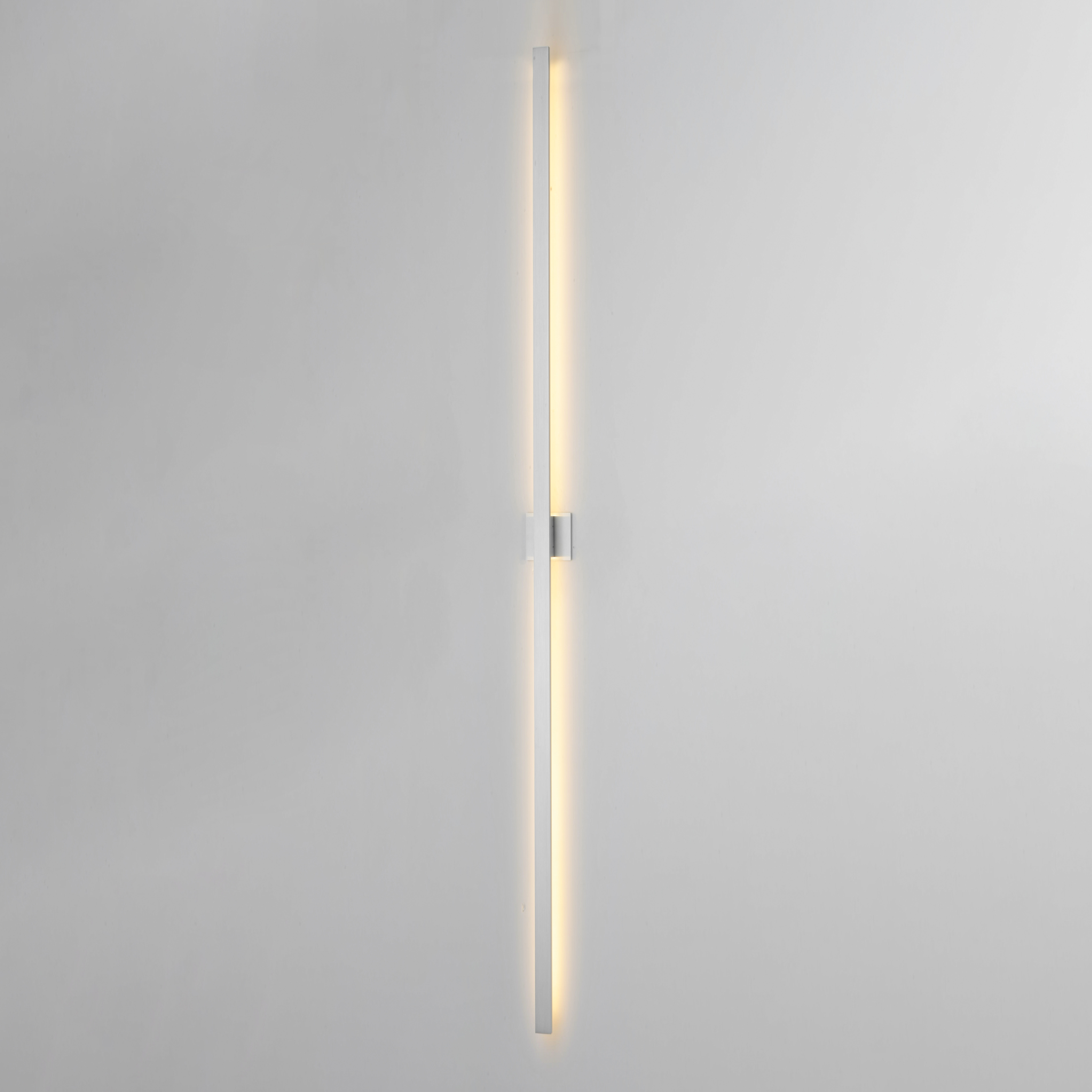 Alumilux Line LED 96 inch Satin Aluminum Outdoor Wall Sconce