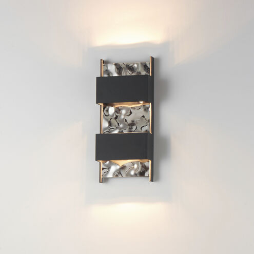 Coulee LED 14.5 inch Black Outdoor Wall Mount