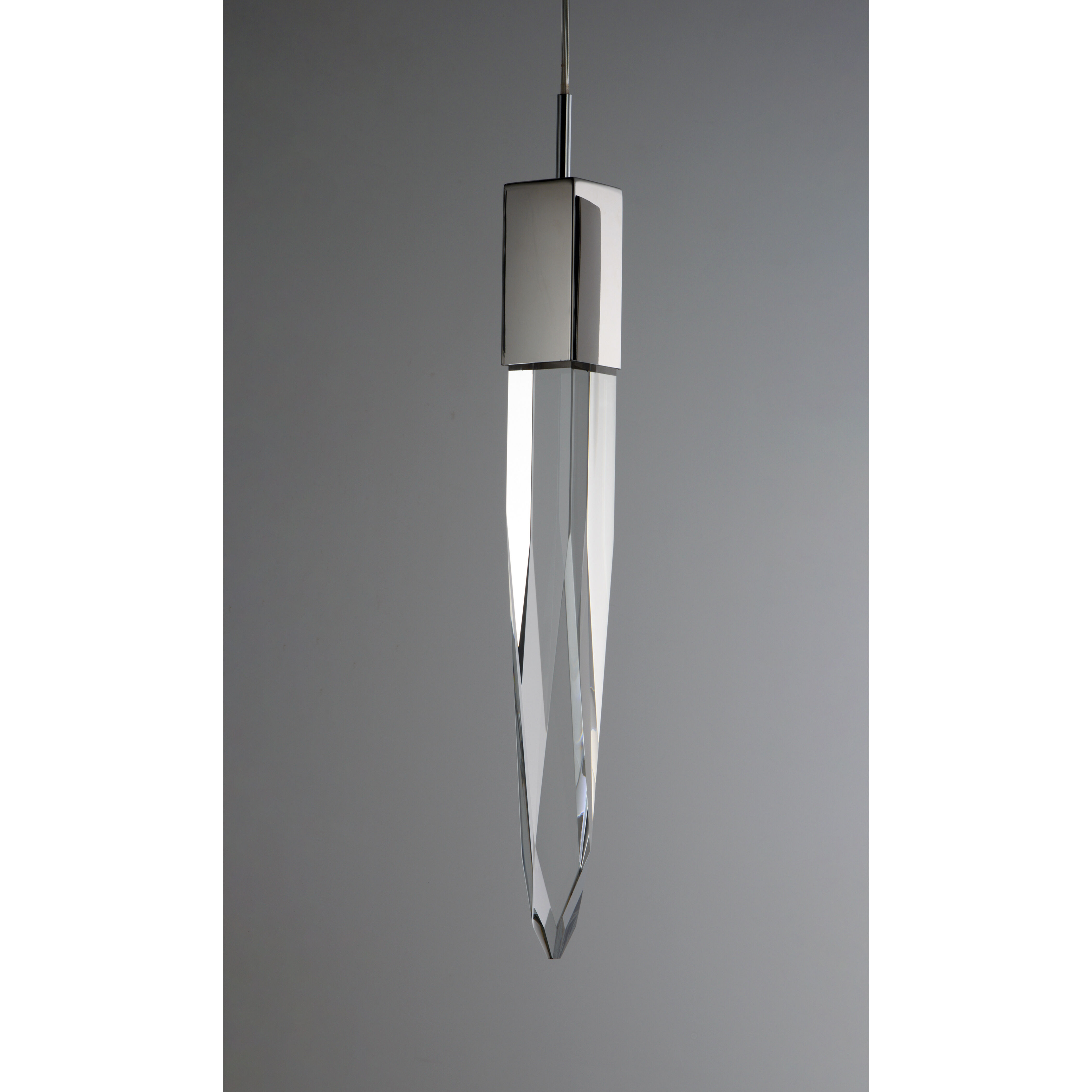 Quartz LED 4.75 inch Polished Chrome Mini Pendant Ceiling Light