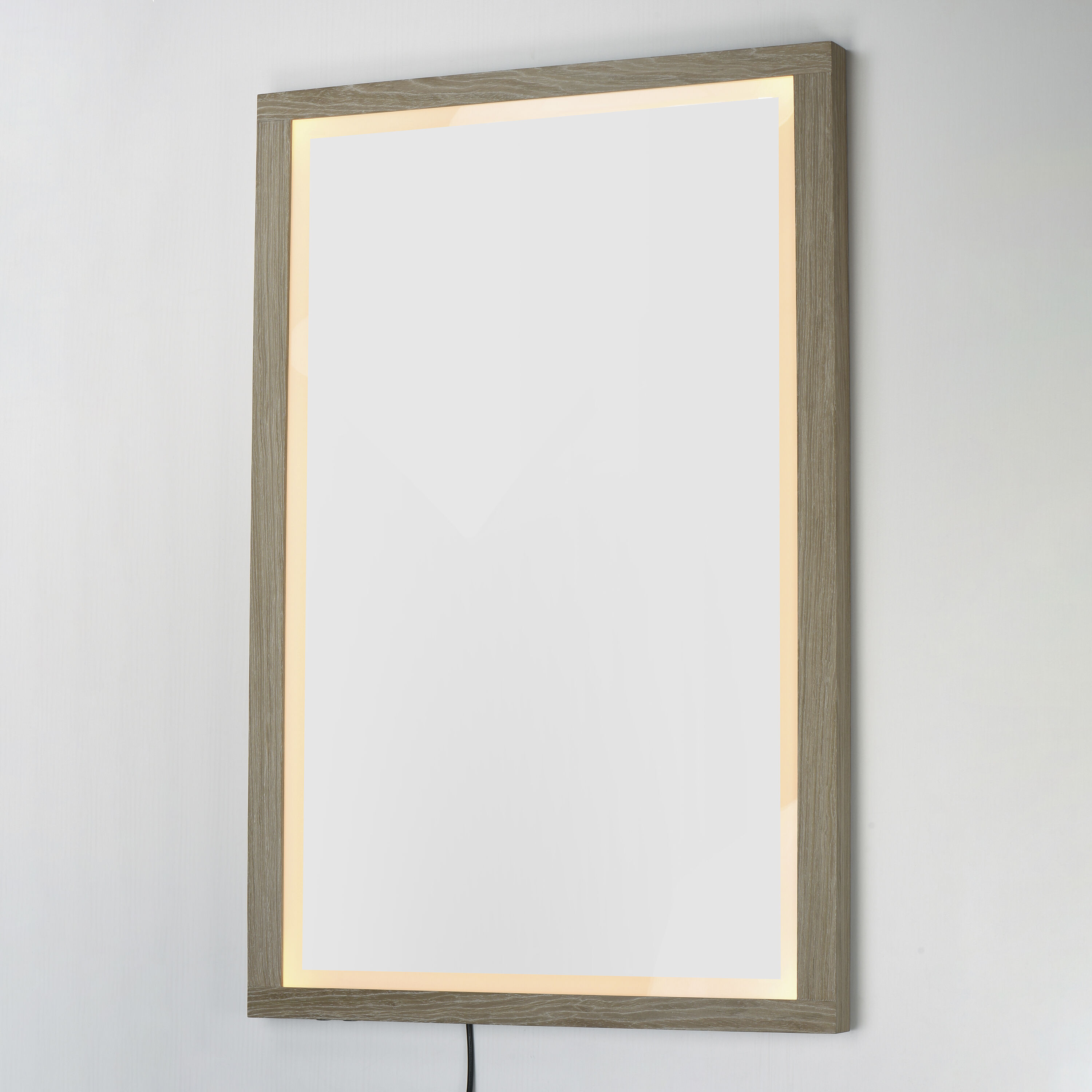 Sawyer 48 X 32 inch Oak LED Wall Mirror