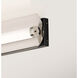 Reflect LED 24 inch Black and Polished Nickel Bath Vanity Wall Light