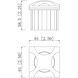 Alumilux Landscape 1 Light 2.25 inch Black Outdoor Wall Mount