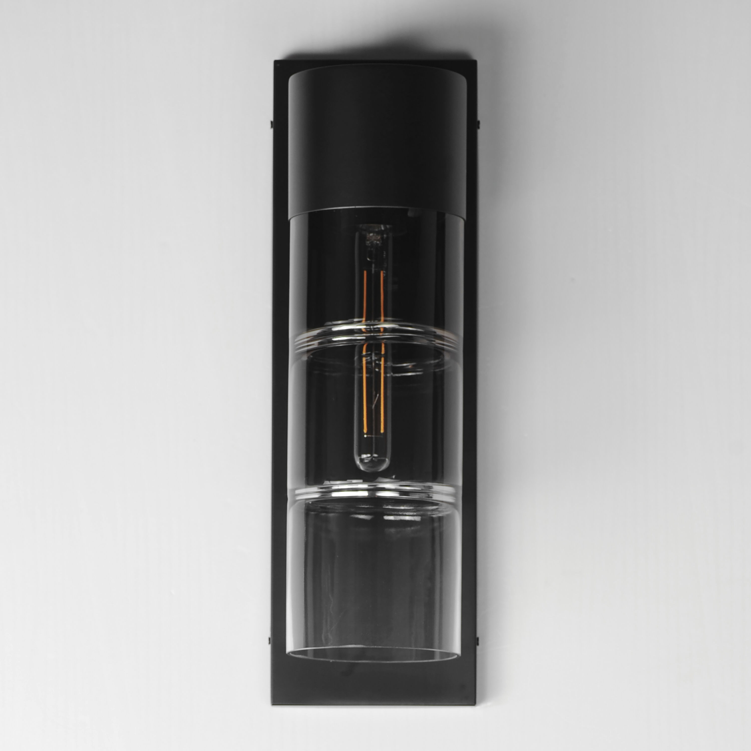 Smokestack LED 20 inch Black Outdoor Wall Mount