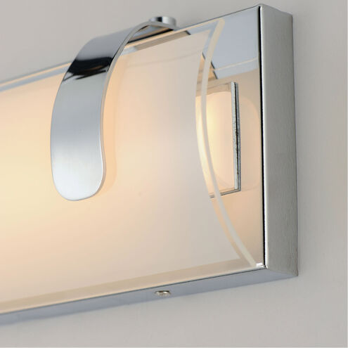 Clutch LED 13 inch Polished Chrome Bath Vanity Light Wall Light
