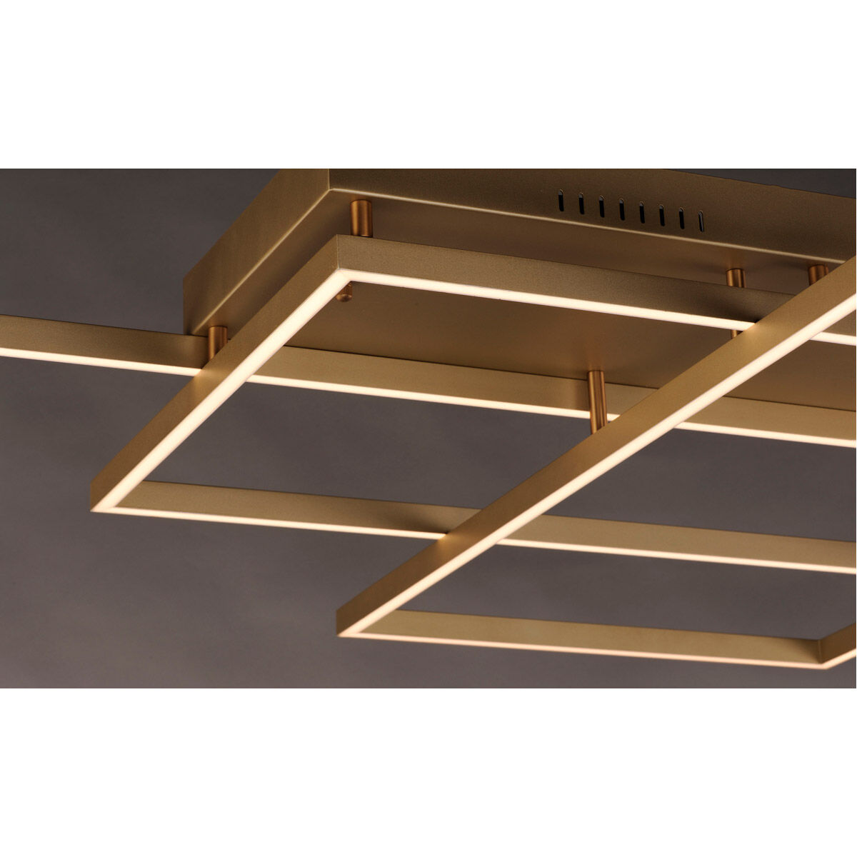 Traverse LED LED 48 inch Champagne Flush Mount Ceiling Light