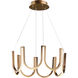You LED 26.25 inch Brushed Champagne Single Pendant Ceiling Light