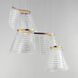Tartan LED 23.5 inch Brushed Champagne Multi-Light Pendant Ceiling Light