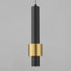 Reveal LED 2.75 inch Black and Gold Single Pendant Ceiling Light in Black/Gold