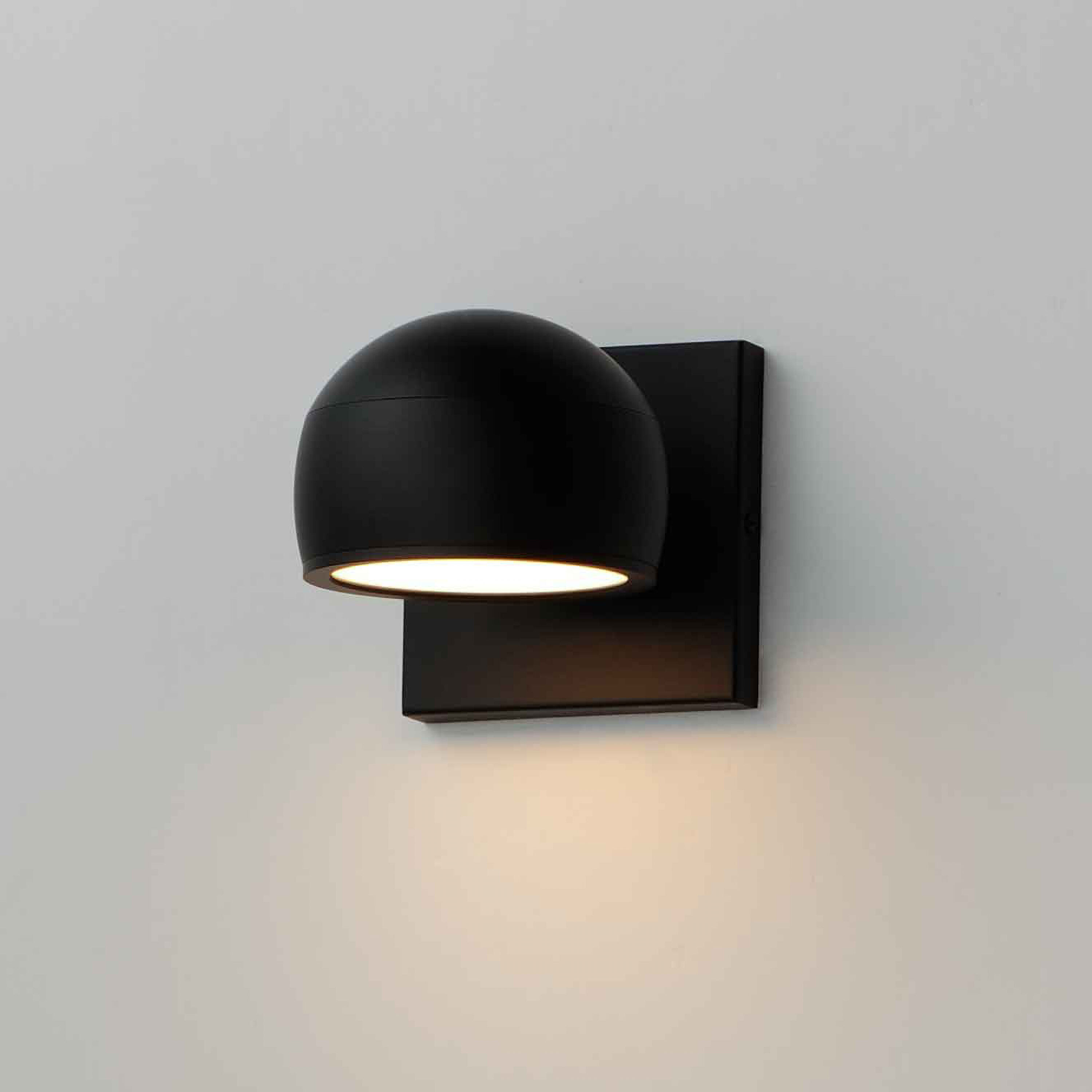 Modular LED 5 inch Black Outdoor Wall Sconce