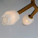 Blossom LED 20 inch Natural Aged Brass Flush Mount Ceiling Light